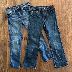 Wrangler Boys Jeans 2 Pair Size 7 Slim